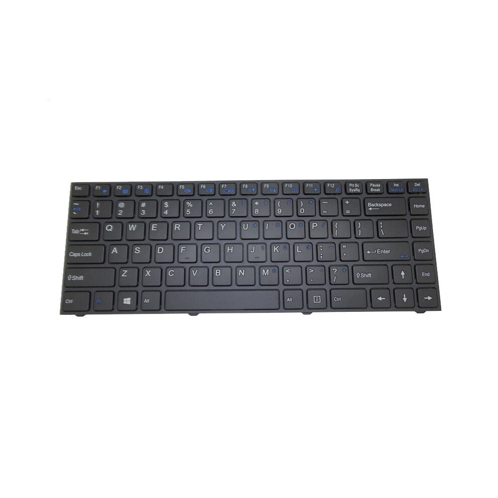 Laptop Keyboard For Clevo W940su Us Layout Frame Black 900881626217
