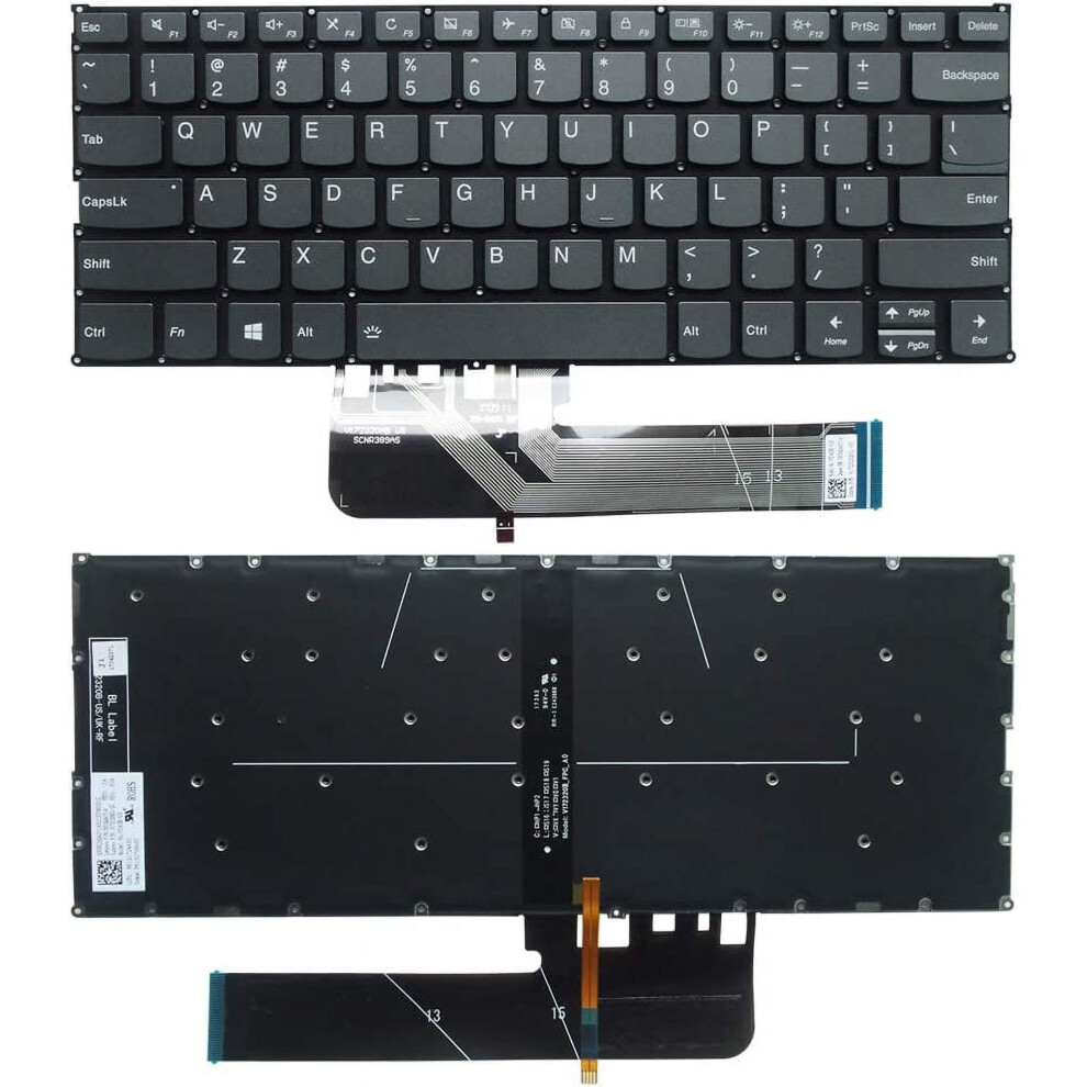 Lenovo Ideapad Flex 14Iml/14Api Backlit Keyboard Replacement 900881623018
