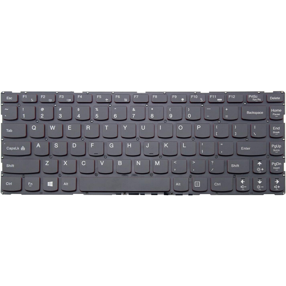Lenovo Y40-80 Laptop Keyboard Replacement Us Layout Black 900881626118