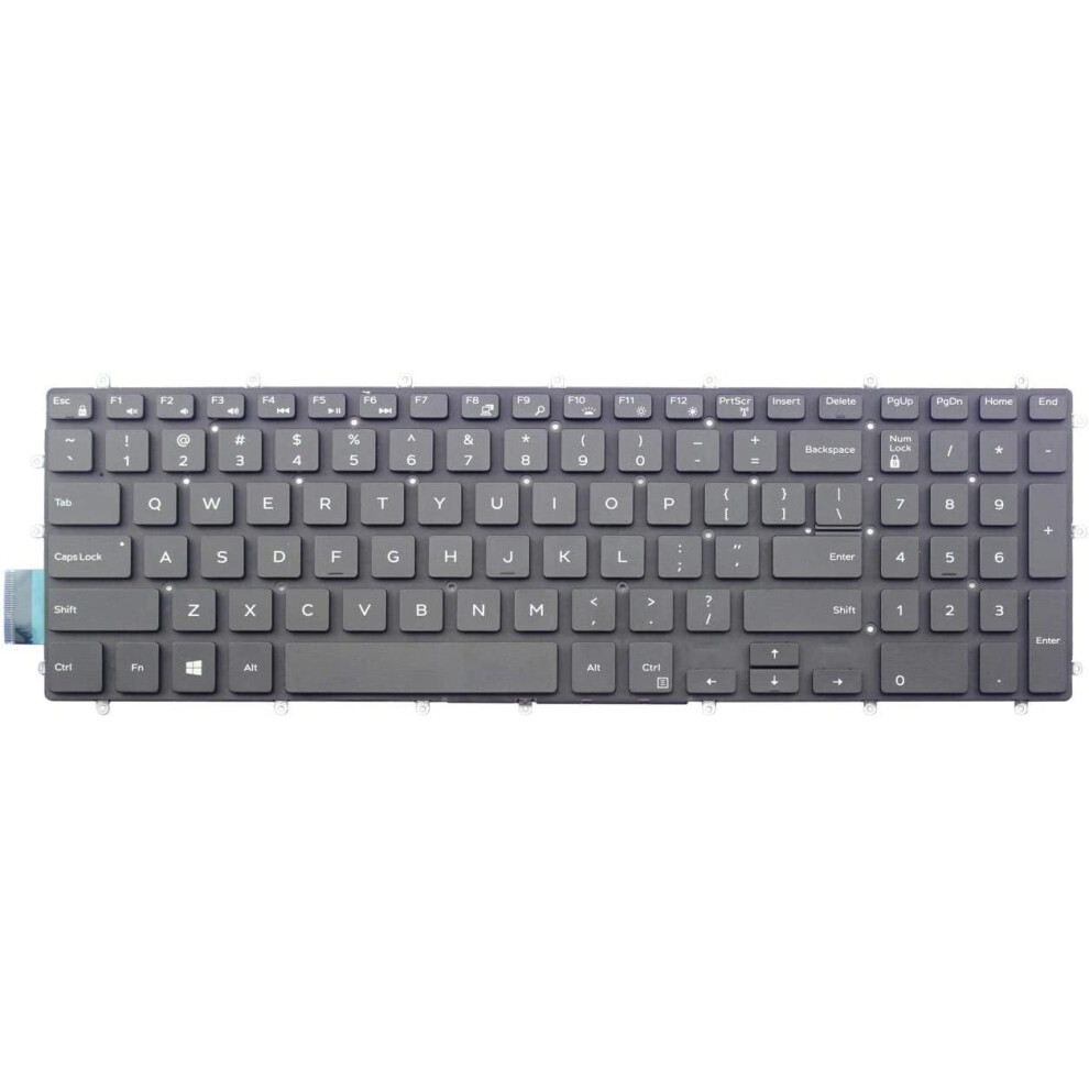 Backlit English Laptop Keyboard For Dell Inspiron Black 900881624879