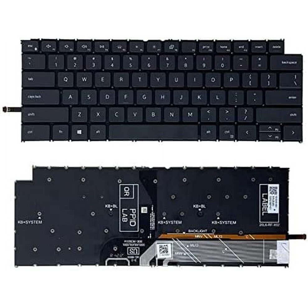 Dell P145g Backlit Laptop Keyboard Without Palmrest 900881623407