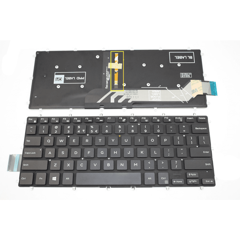 Backlit English Laptop Keyboard For Dell Vostro 14 Black 900881625173