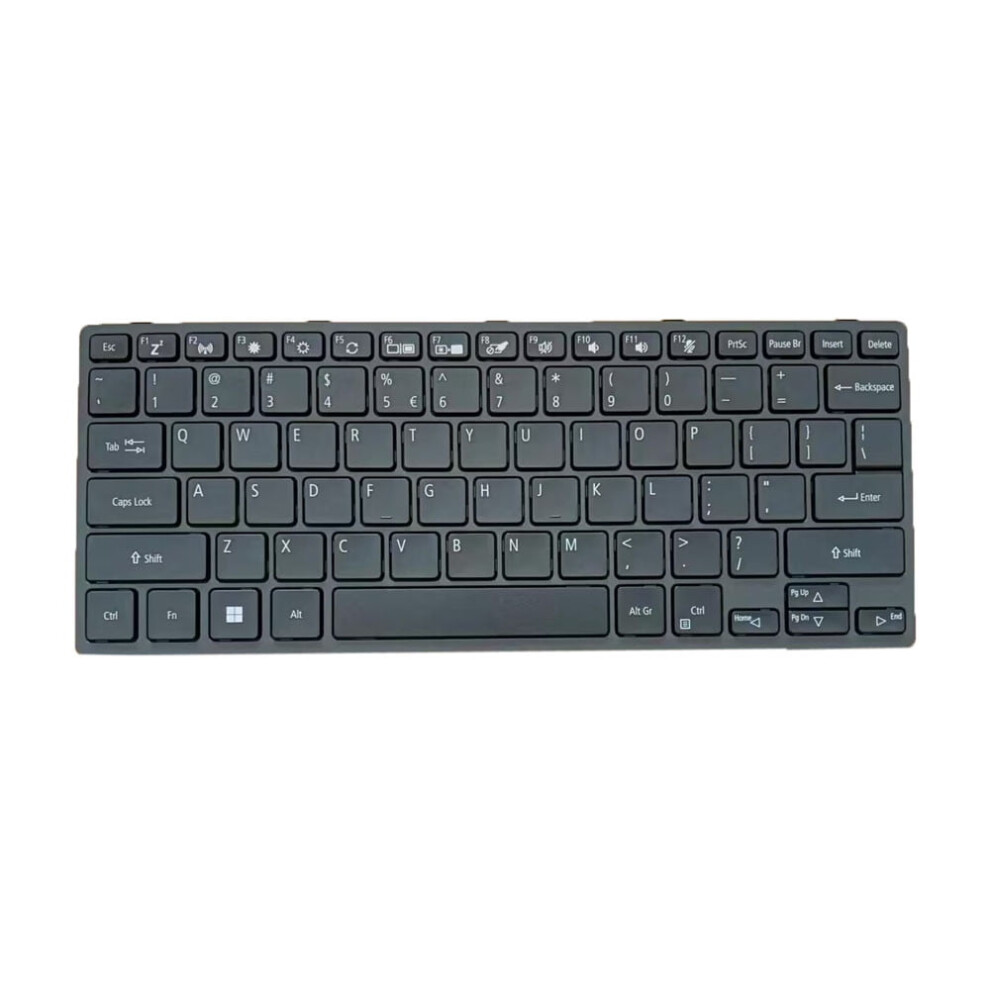 Laptop Backlit Keyboard For Acer Travelmate Spin B3 Black 900881626194