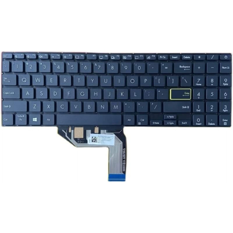 Us English Laptop Keyboard For Asus Vivobook K513 Black 900881626071