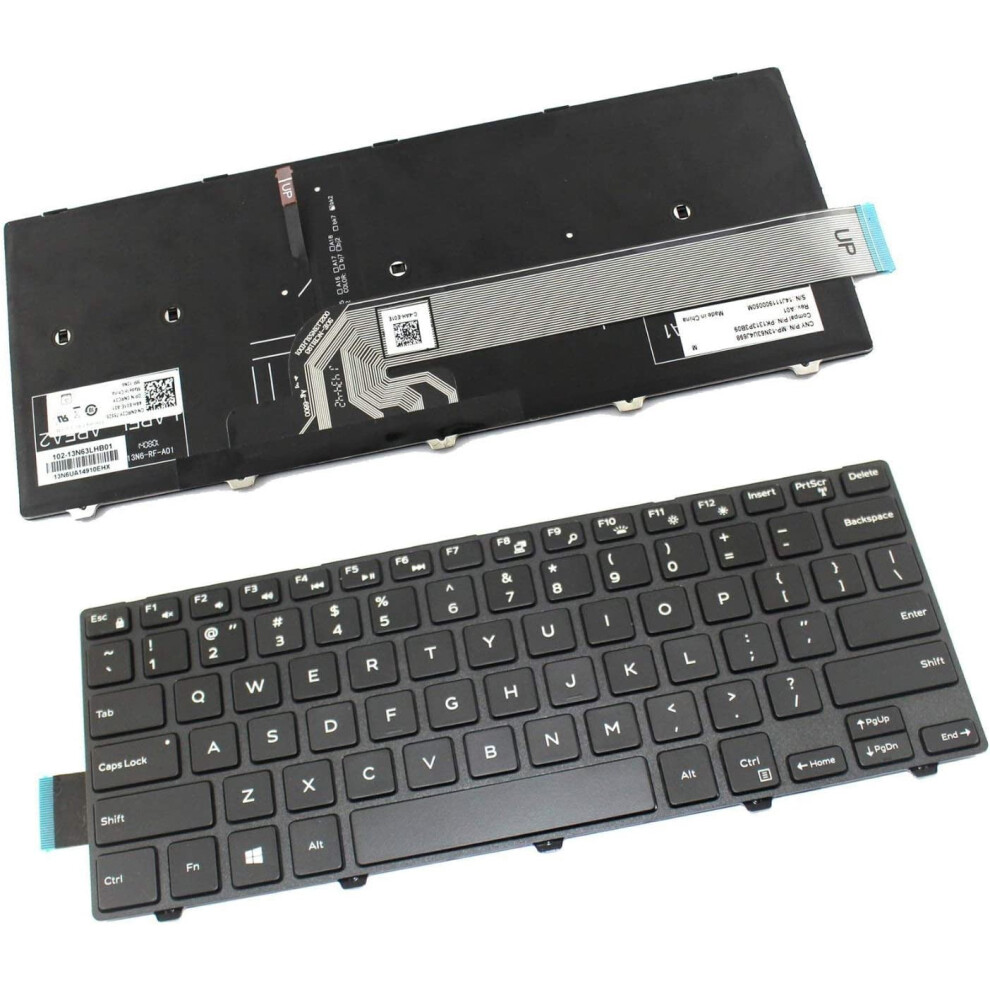 Dell Inspiron 14 Backlit Keyboard Replacement For Black 900881624459