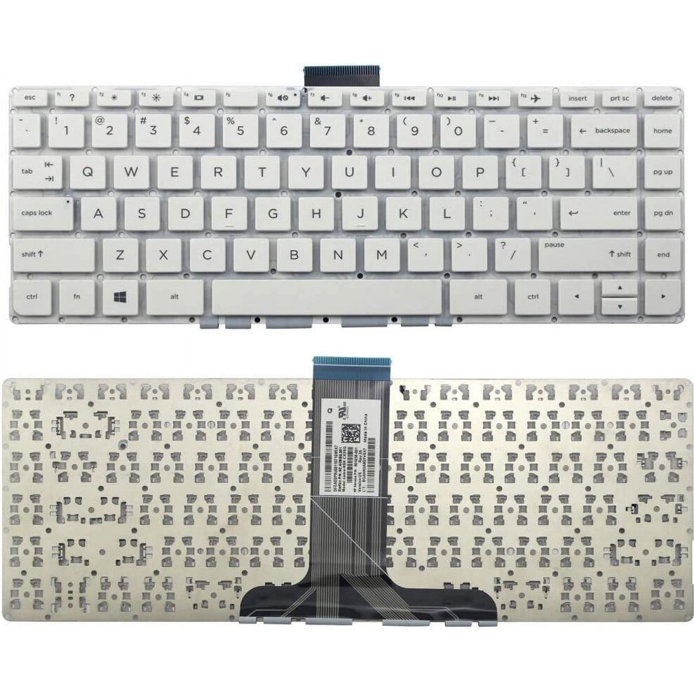 English Laptop Keyboard For Hp Stream 14-Inch White 900881638463