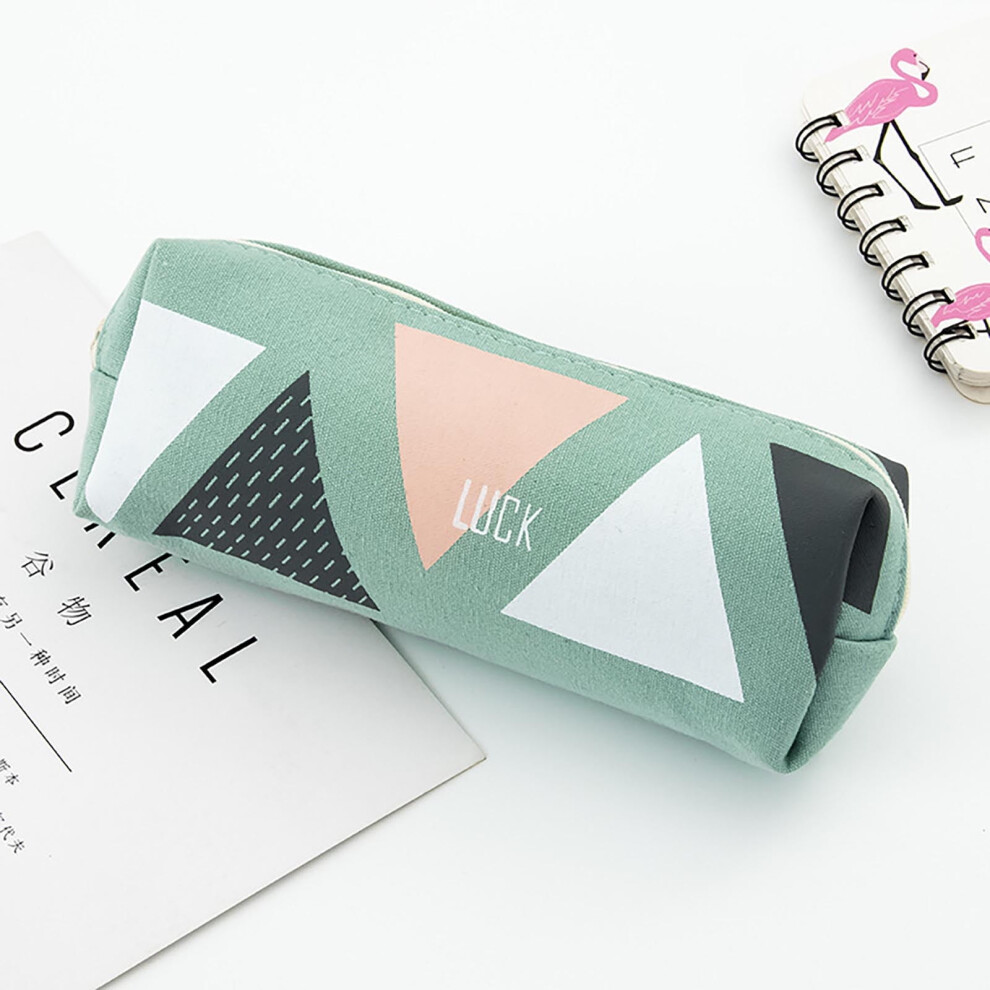 Cailmei pen bag green high-capacity 30x20x10cm