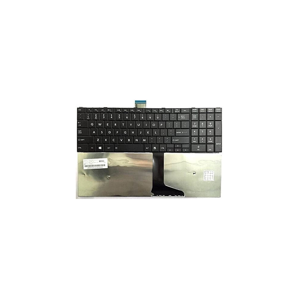 English Laptop Keyboard For Toshiba Satellite C55t-A Black 900881639156