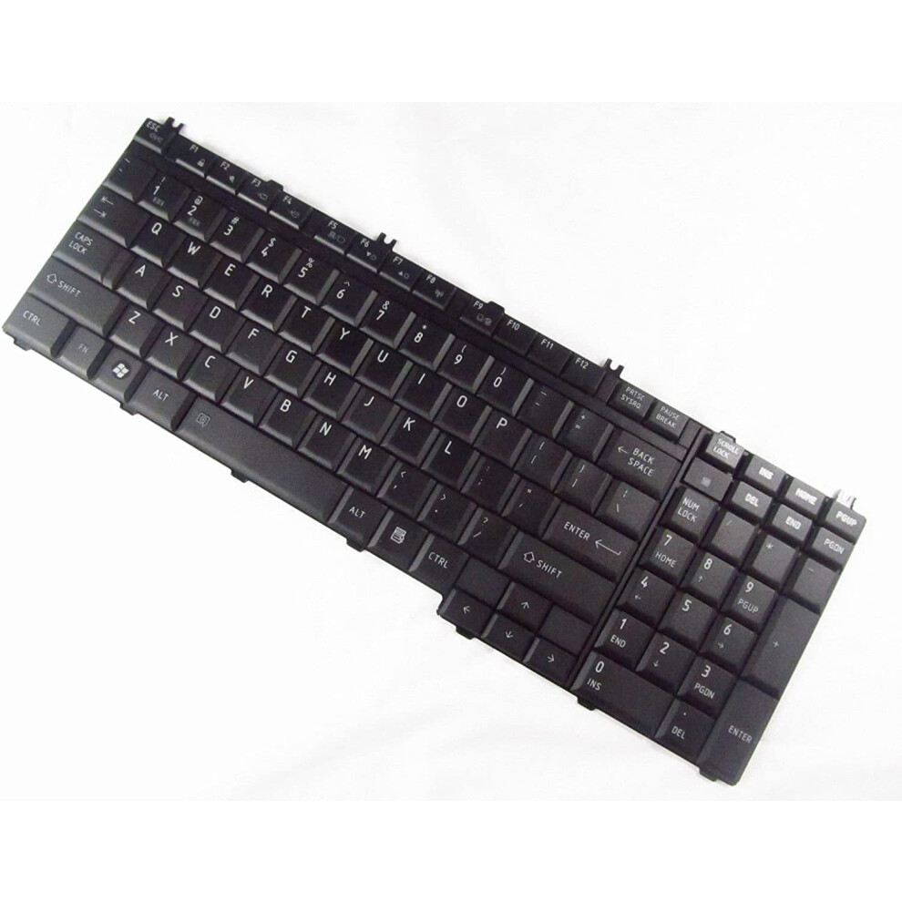 English Laptop Keyboard For Toshiba Satellite L355d Black 900881639088