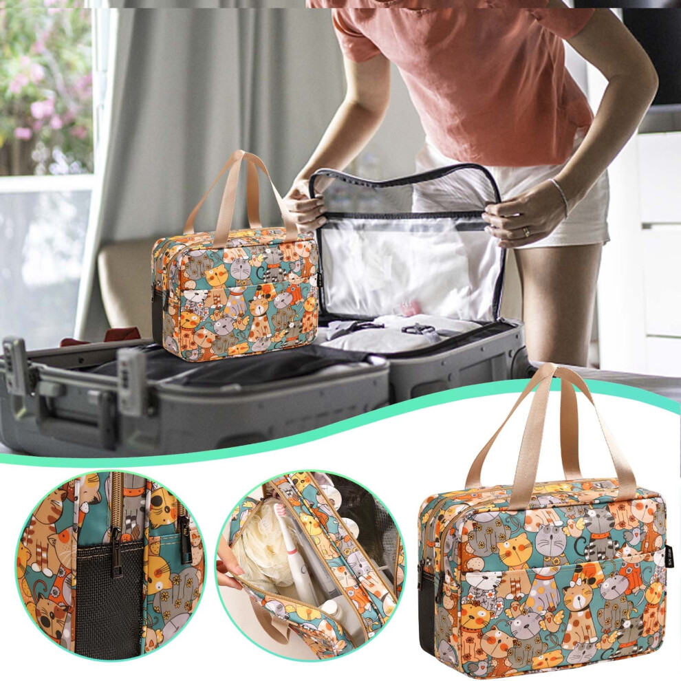 Cailmei travel makeup bag for women portable cosmetic