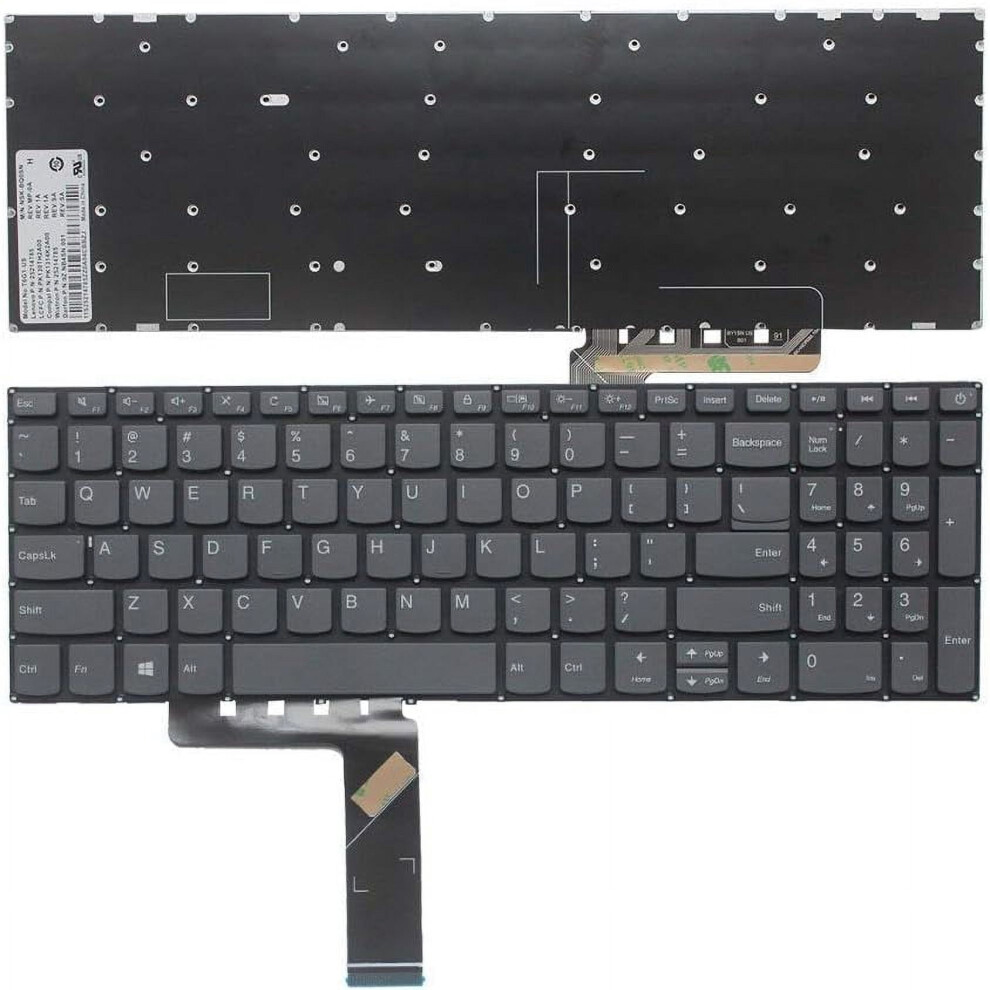English Laptop Keyboard For Lenovo Ideapad L3-15Iml05 Black 900881639255
