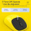 Jacenvly wireless 2.4G quiet mouse with USB receiver 4