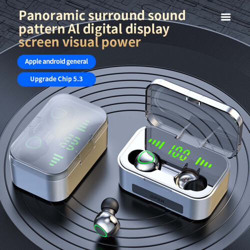 YD02 Wireless Bluetooth In-Ear Headphones with Digital 2