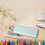Frosted Striped Pencil Case Large Capacity 7