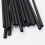 Black plastic cocktail straws 5 inches 500 count 6