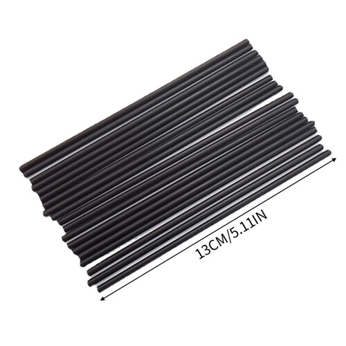 Black plastic cocktail straws 5 inches 500 count 1