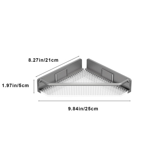 Corner Bathroom Counter Organizer for Toiletries, 2