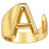Women's Statement Ring Adjustable Open Band Ring 3