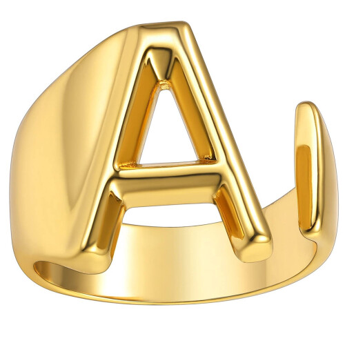 Women's Statement Ring Adjustable Open Band Ring 2