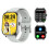Smartwatch for Android Waterproof Fitness Tracker Silver 5