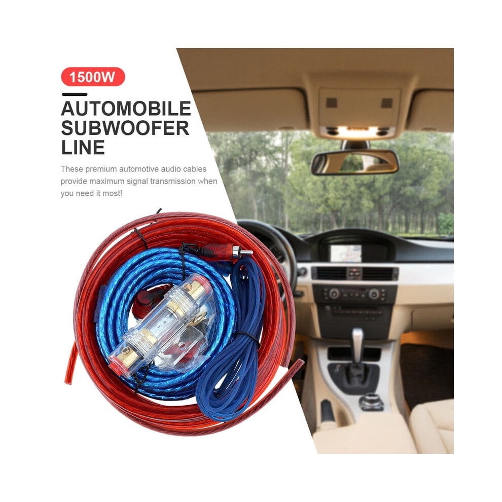 Car Audio Power Cable 8Ga 1500W With 60A Fuse Holder 913211216958