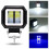Refletor de trabalho quadrado LED 12V/24V com olhos de anjo 1