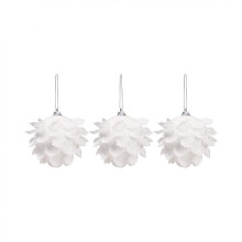 Cadeaux de Noël Bidobibo Décoration de sapin de Noël Pendentif pétale en mousse pailletée Pendentif boule de Noël Blanche-Neige en liquidation
