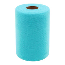 Water Blue Tulle Fabric Roll 10m x 15cm