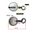 Universal Mini Rotary Rearview Handlebar Mirror for Bicycle 6