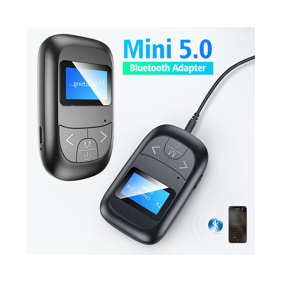 Lcd Bluetooth 5.0 Audio Receiver Transmitter 3.5Mm Aux Usb 913211216699