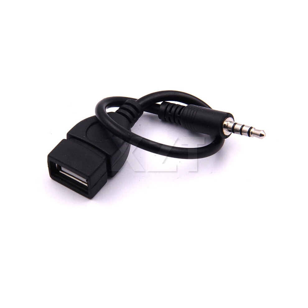 3.5Mm Male To Usb 2.0 Type A Female Otg Adapter 913211217863