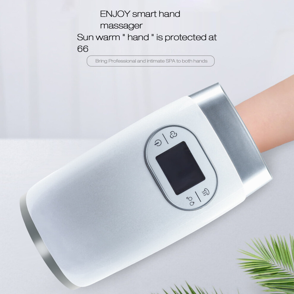 Electric Hand Massager with Heat and Pressure, Cordless