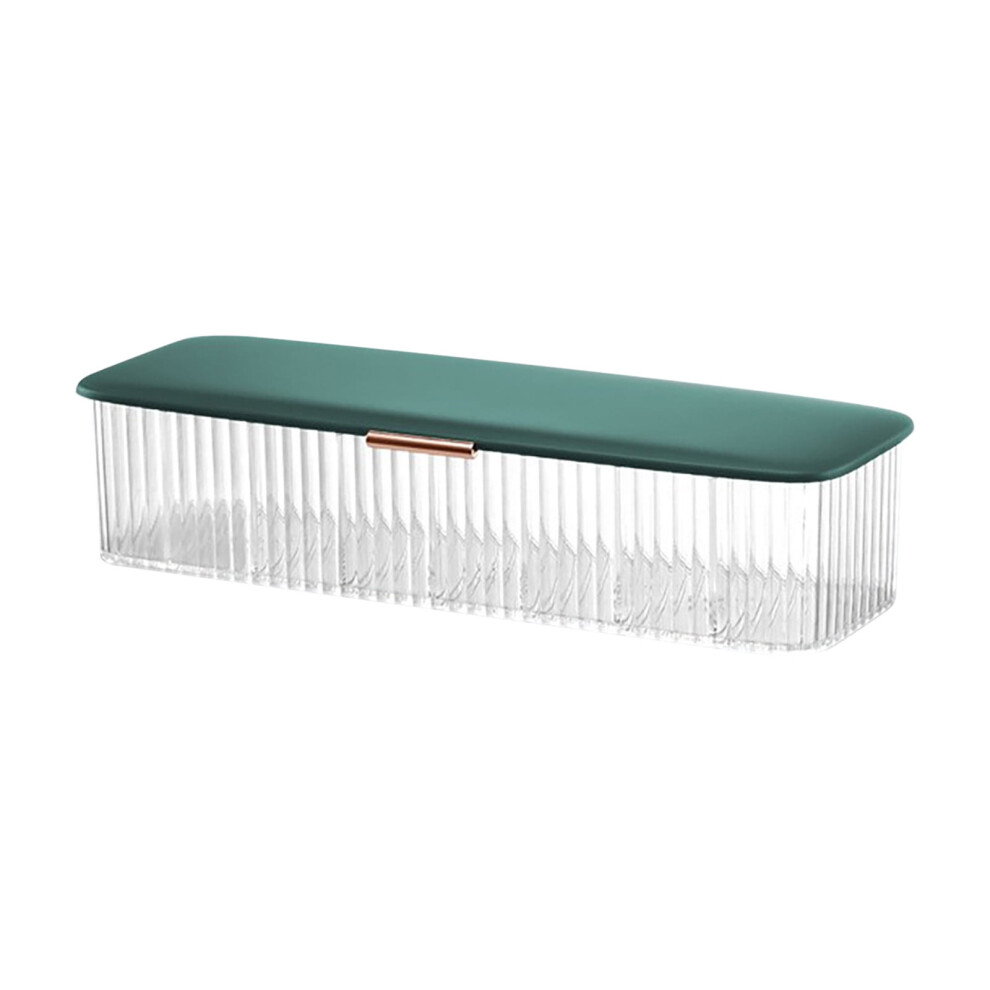 Transparent Cable Organizer Box With Lid 8-Compartment 913211207956