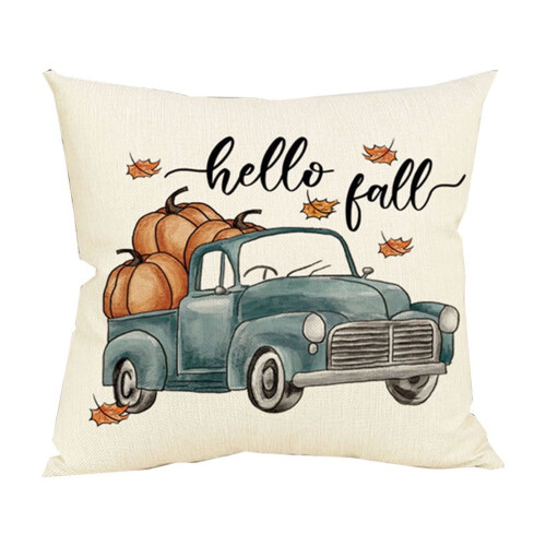 YCLife fall throw pillow orange pumpkin 18x18 inch 1 pack 1