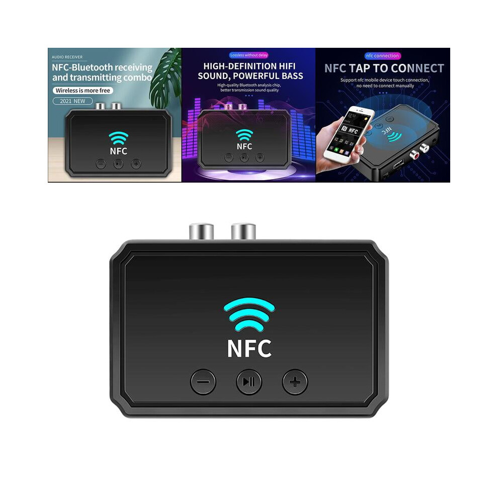 Bluetooth 5.0 Audio Adapter With 3.5Mm Aux/Rca Input 913211216972