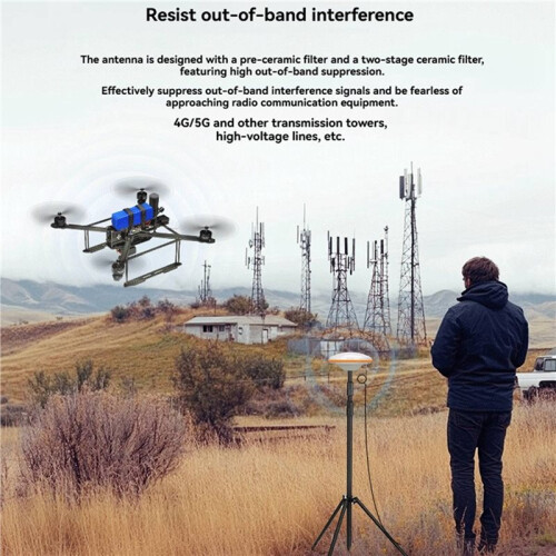 2X ANT-B10 Basstationsantenn RTK UFO High Precision GNSS Beidou GPS Autonom Driving 2