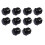 20 Pcs Arcade Buttons 24Mm Responsive Arcade Buttons for Gaming Enthusiasts Black 2
