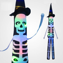 LED Halloweenske reťazové svetlá duch kostlivec vodeodolné 10 m