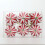 Christmas Tree Pendant Red Star Snowflake Ornament 6pcs 3