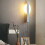 Modern Gold LED Wall Light Warm Light Wired Metal Indoor 1