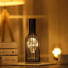 Quinlirra LED nočná lampa železná malá 1 kus
