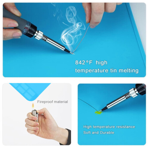 Computer Repair Silicone Table Mat Heat-Resistant Soldering 2