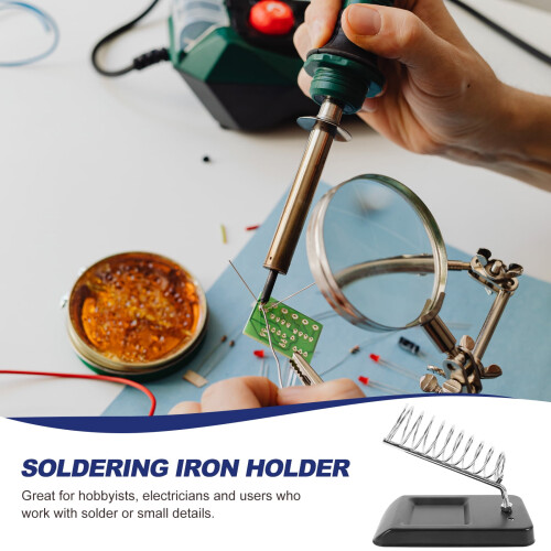 Soldering Iron Stand Holder Alloy Bracket 3 pcs 1