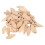 600Pcs No.20 Assorted Wood Biscuits for Tenon Machine Woodworking Biscuit Jointer 3
