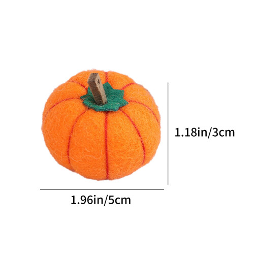 Mini filtpumpor orange 10 st höst Thanksgiving 2