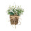 Spring Daisy Flower Basket Decor Simulated Floral Ring 1 4