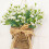 Spring Daisy Flower Basket Decor Simulated Floral Ring 1 5