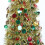 Gold Tinsel Christmas Tree with Stand 5 ft 5