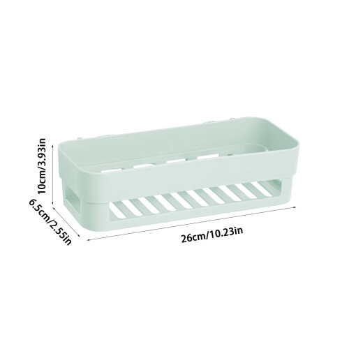 Plain rectangular storage shelf for toiletries, bathroom 2