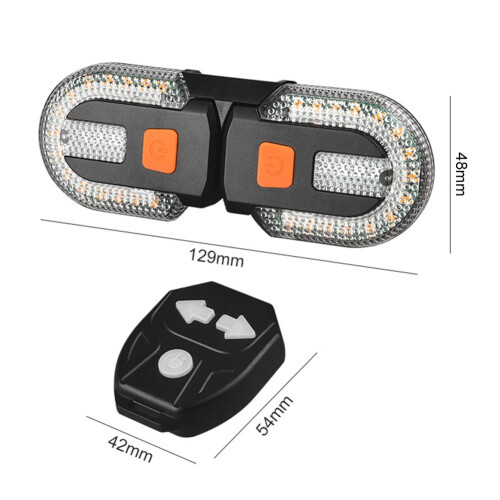 YiFudd USB rechargeable bike rear light with smart sensor 2